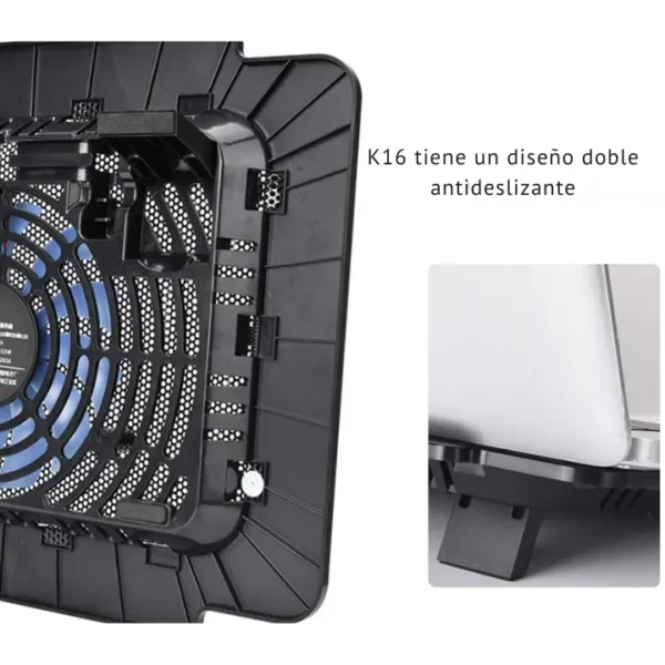Ventilador para Laptop COOLCOLD ICE K16