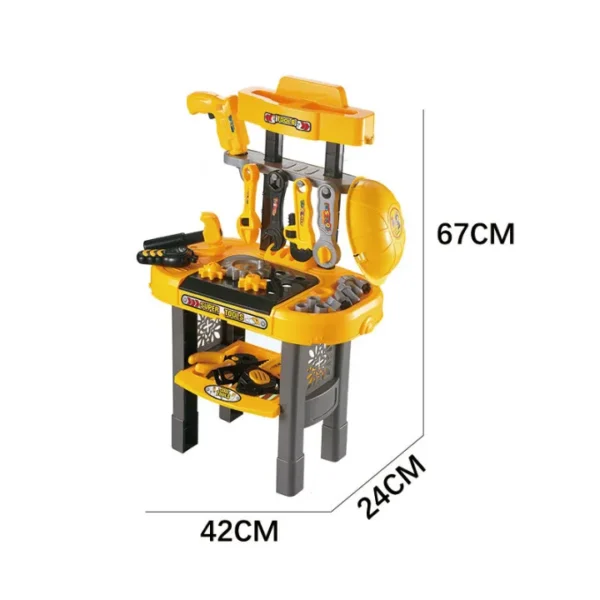 Kit: Taller mecánico infantil, banco, herramientas - Imagen 2