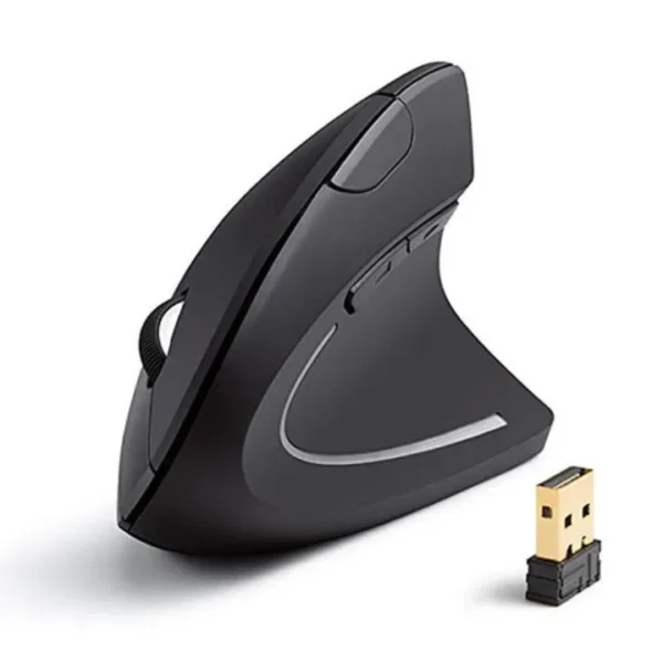 Mouse Óptico Ergonómico Inalámbrico 2.4G